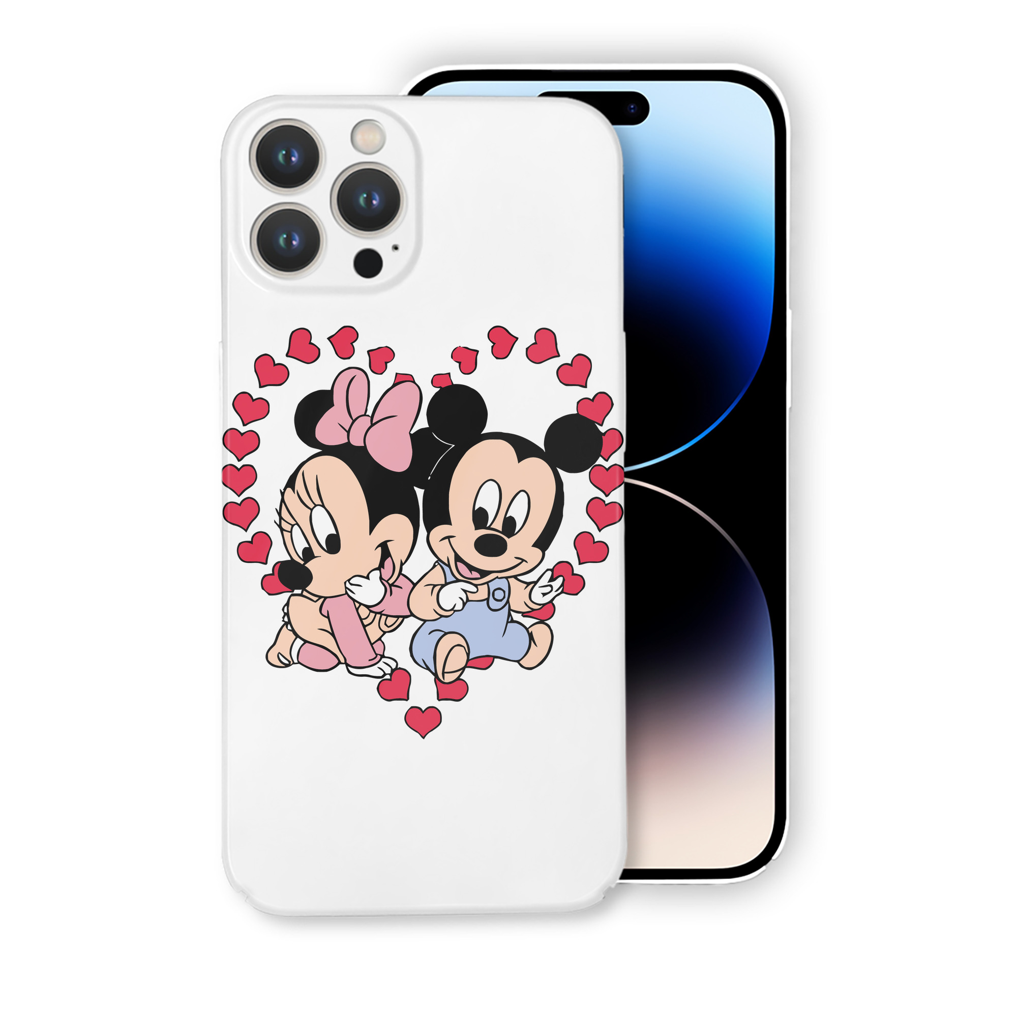 （画像用） ミッキーマウス Mickey Mouse 【iPhone 14シリーズ対応】ハードケース